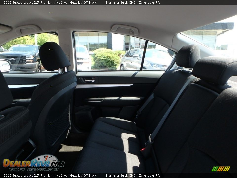 2012 Subaru Legacy 2.5i Premium Ice Silver Metallic / Off Black Photo #18