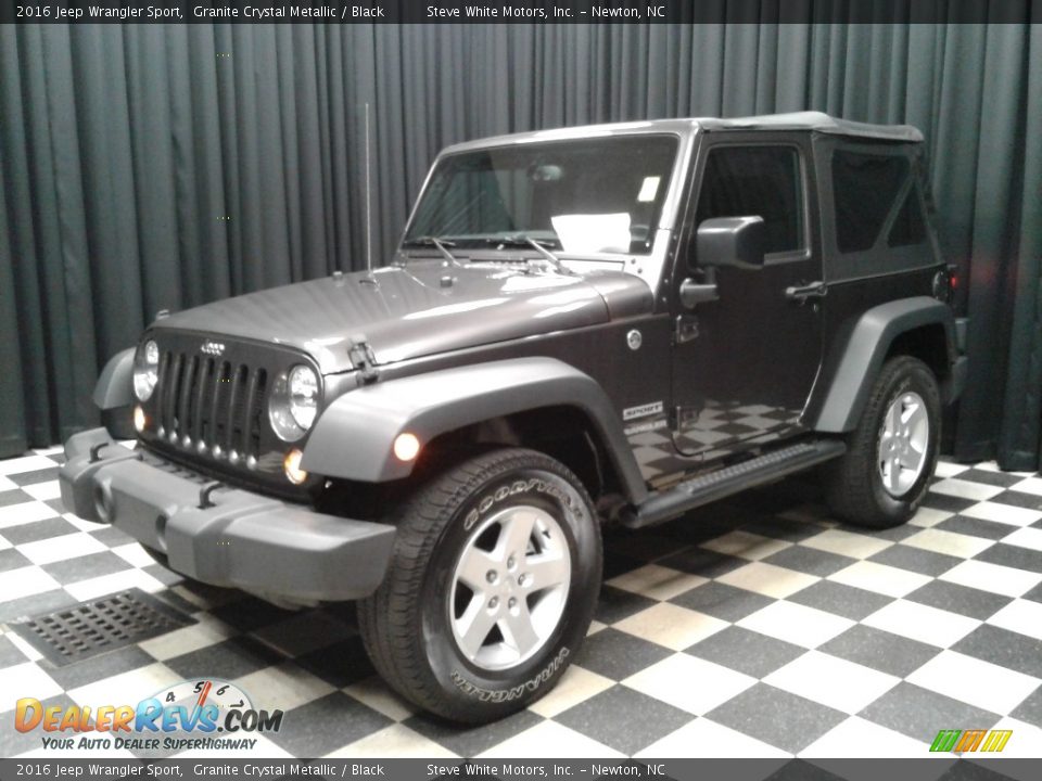 2016 Jeep Wrangler Sport Granite Crystal Metallic / Black Photo #2