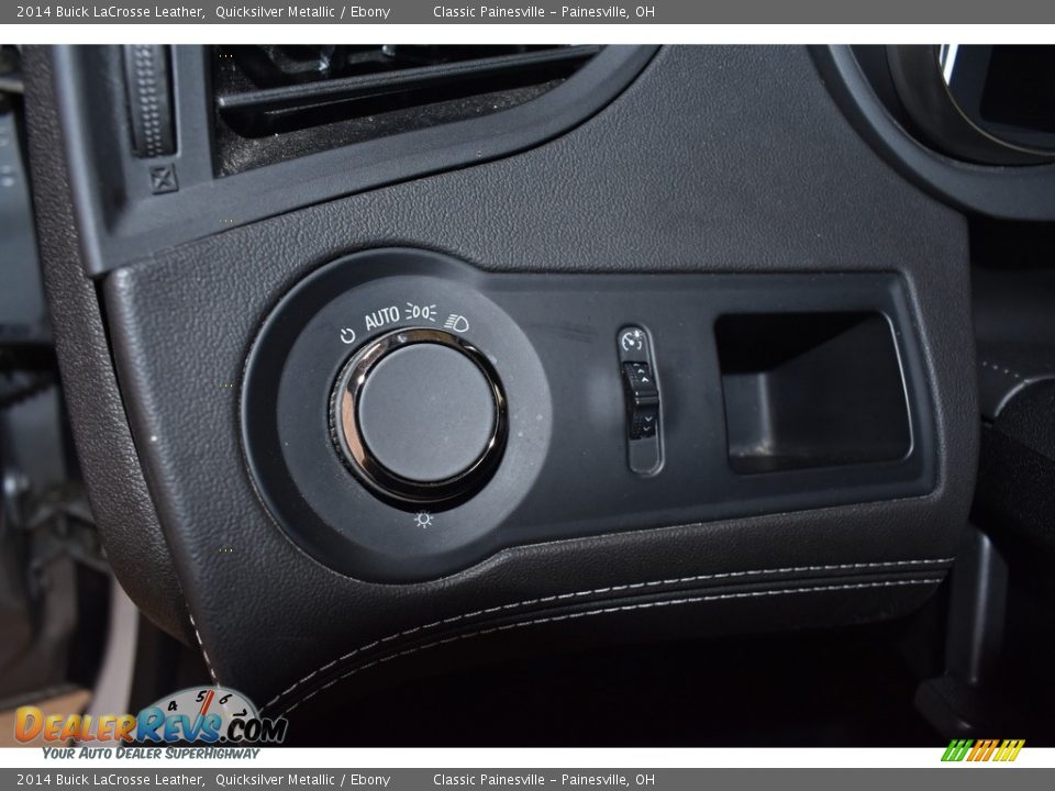 2014 Buick LaCrosse Leather Quicksilver Metallic / Ebony Photo #12