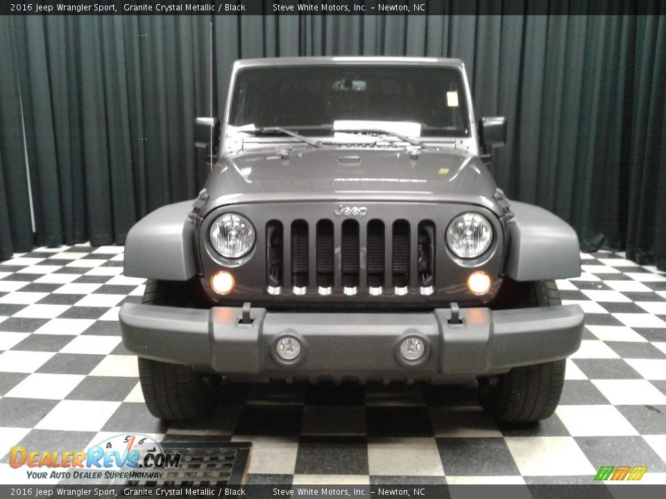 2016 Jeep Wrangler Sport Granite Crystal Metallic / Black Photo #3
