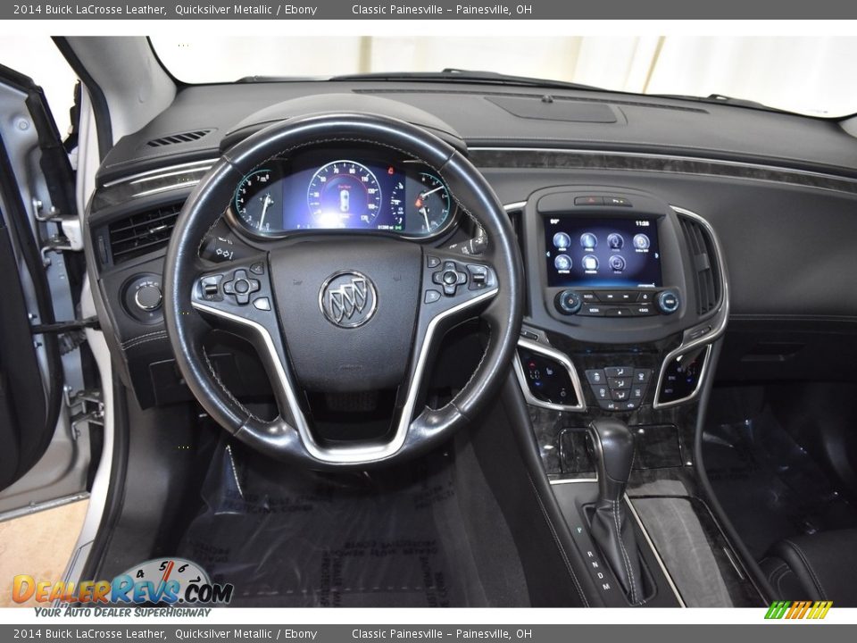 2014 Buick LaCrosse Leather Quicksilver Metallic / Ebony Photo #13