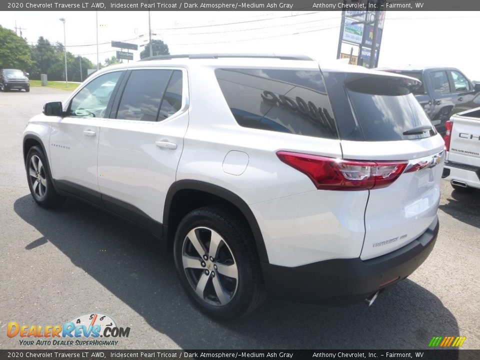 2020 Chevrolet Traverse LT AWD Iridescent Pearl Tricoat / Dark Atmosphere/­Medium Ash Gray Photo #6