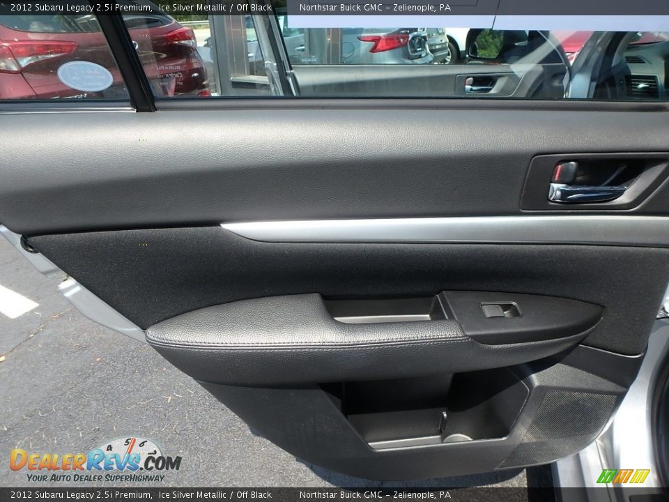 2012 Subaru Legacy 2.5i Premium Ice Silver Metallic / Off Black Photo #20