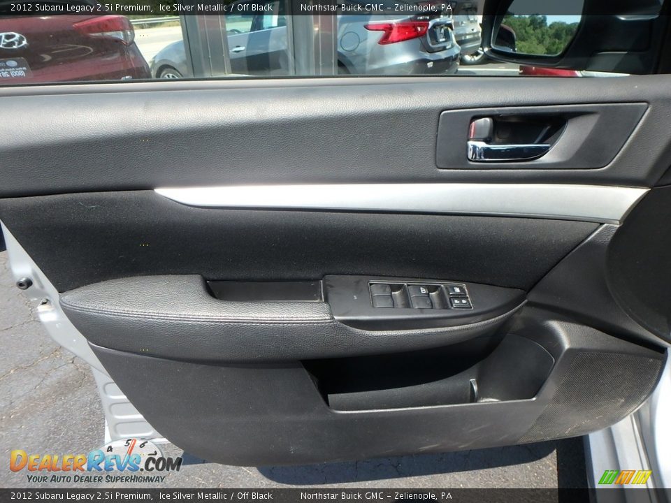 2012 Subaru Legacy 2.5i Premium Ice Silver Metallic / Off Black Photo #21
