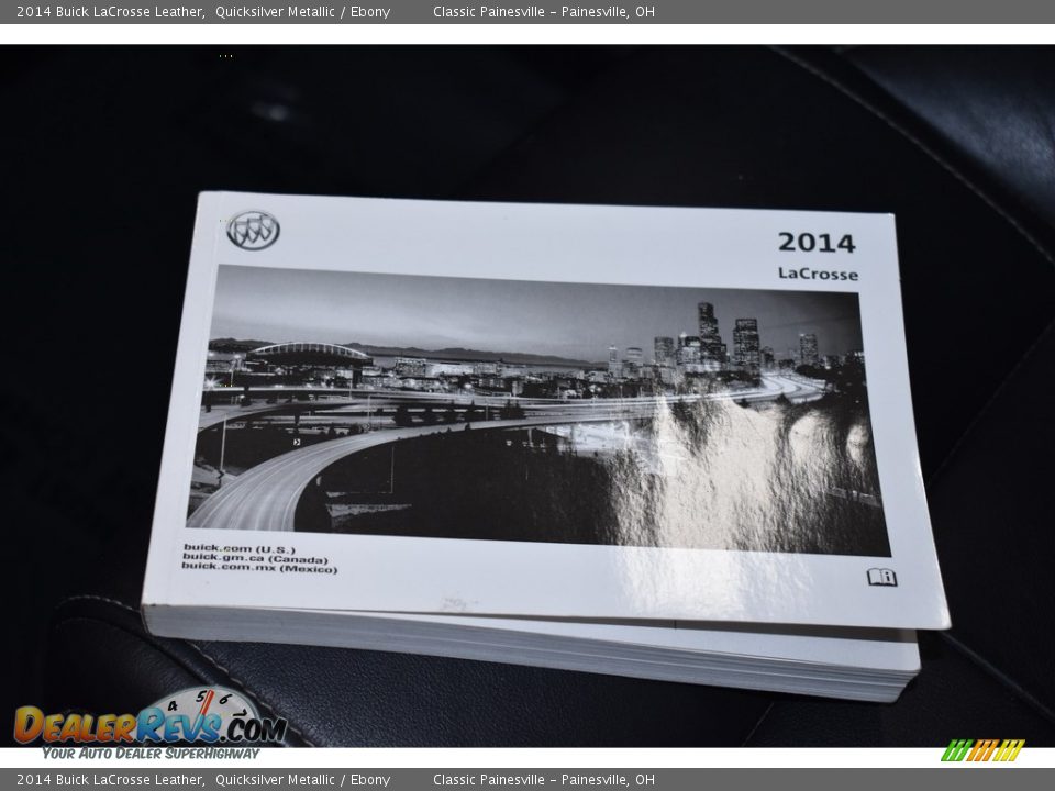 2014 Buick LaCrosse Leather Quicksilver Metallic / Ebony Photo #16