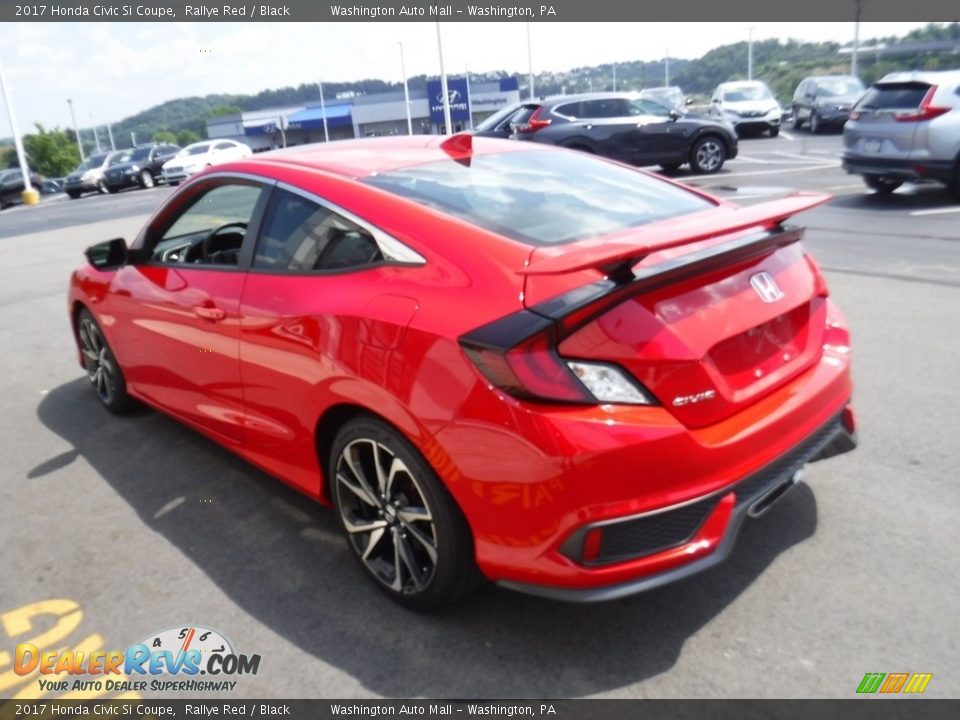 2017 Honda Civic Si Coupe Rallye Red / Black Photo #8