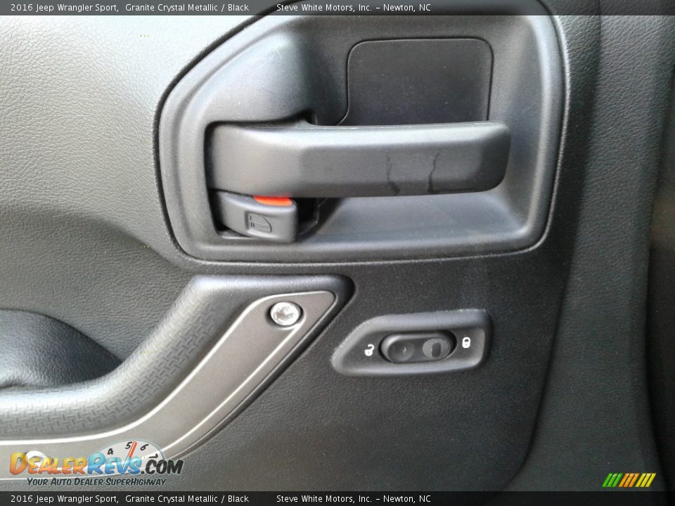 2016 Jeep Wrangler Sport Granite Crystal Metallic / Black Photo #9