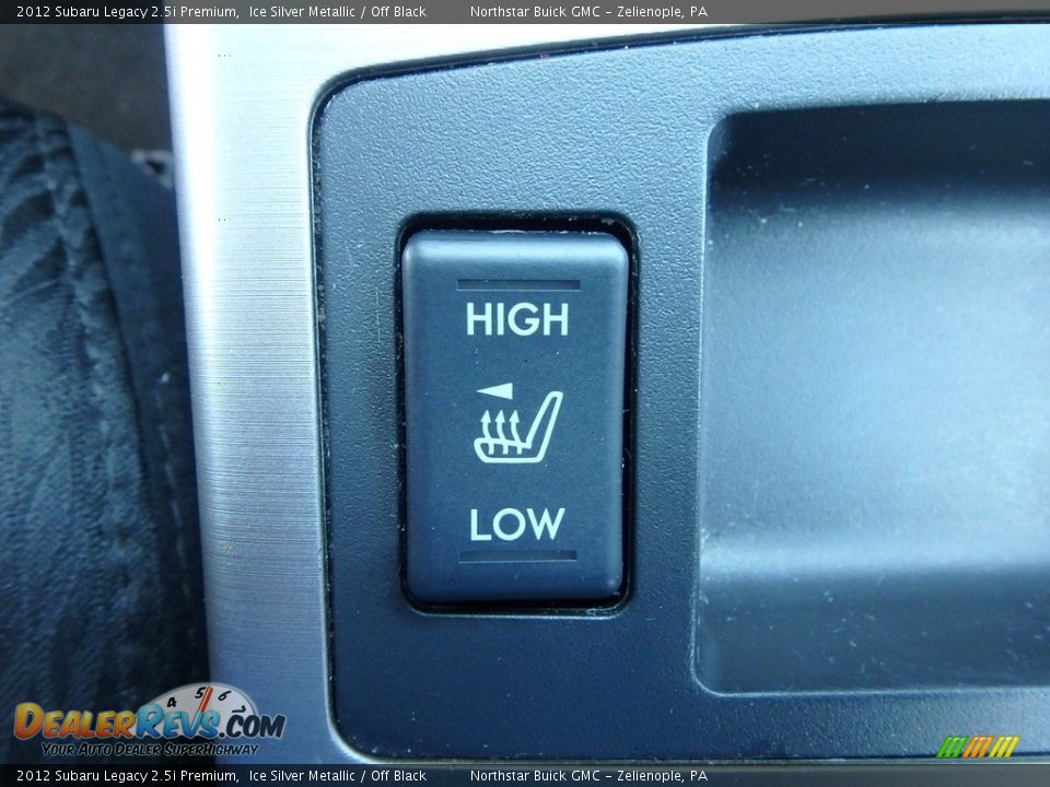 2012 Subaru Legacy 2.5i Premium Ice Silver Metallic / Off Black Photo #24