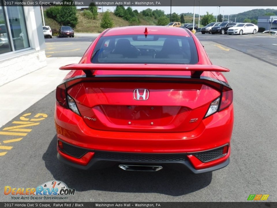 2017 Honda Civic Si Coupe Rallye Red / Black Photo #9