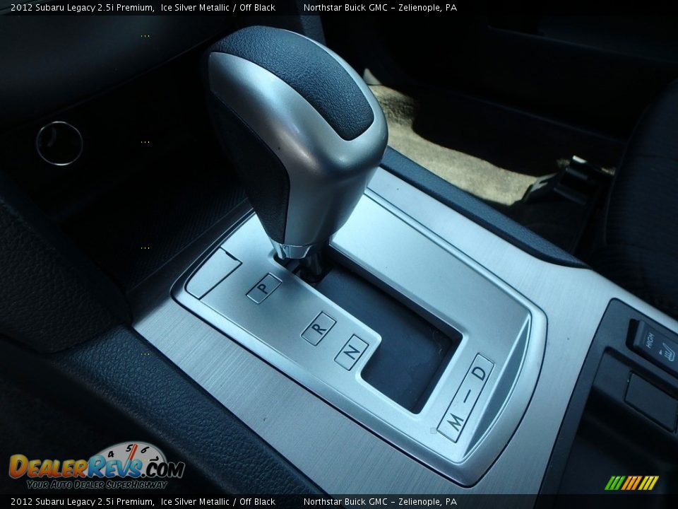 2012 Subaru Legacy 2.5i Premium Ice Silver Metallic / Off Black Photo #25