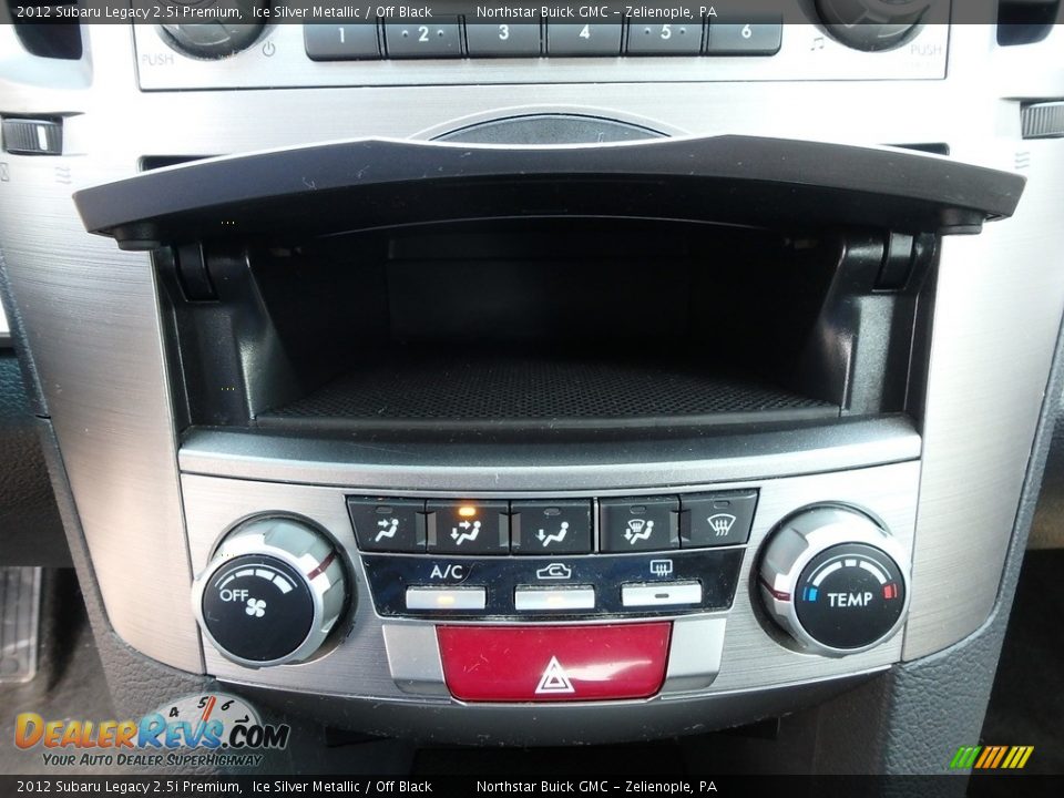 2012 Subaru Legacy 2.5i Premium Ice Silver Metallic / Off Black Photo #26