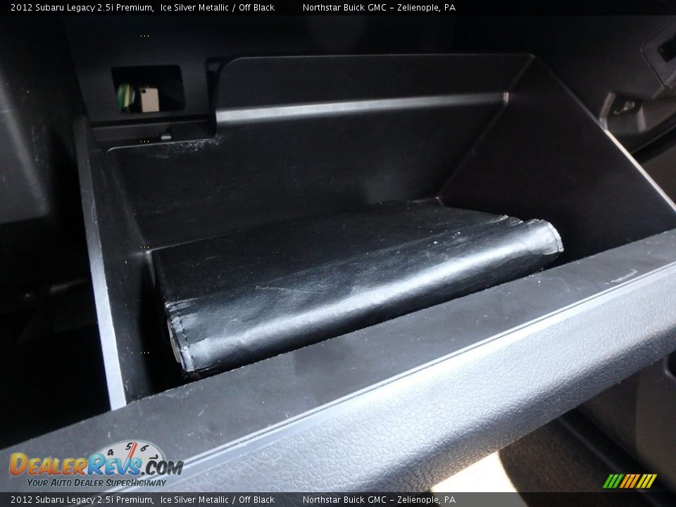 2012 Subaru Legacy 2.5i Premium Ice Silver Metallic / Off Black Photo #28