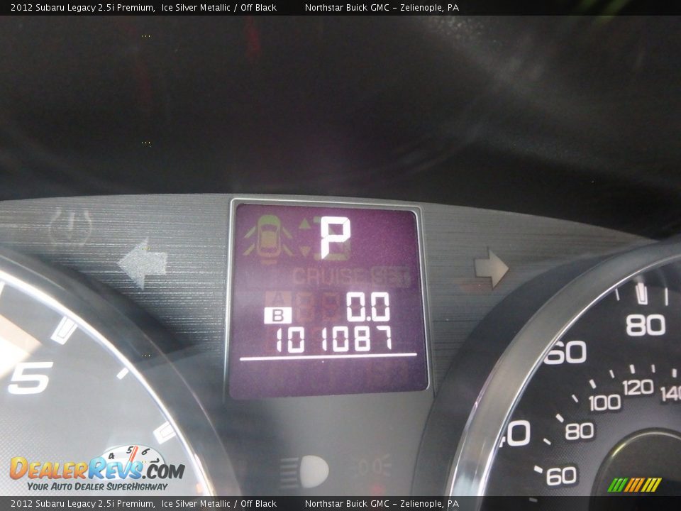 2012 Subaru Legacy 2.5i Premium Ice Silver Metallic / Off Black Photo #30