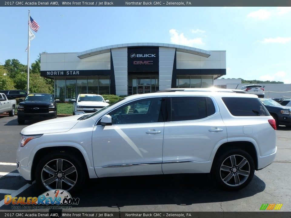 2017 GMC Acadia Denali AWD White Frost Tricoat / Jet Black Photo #1
