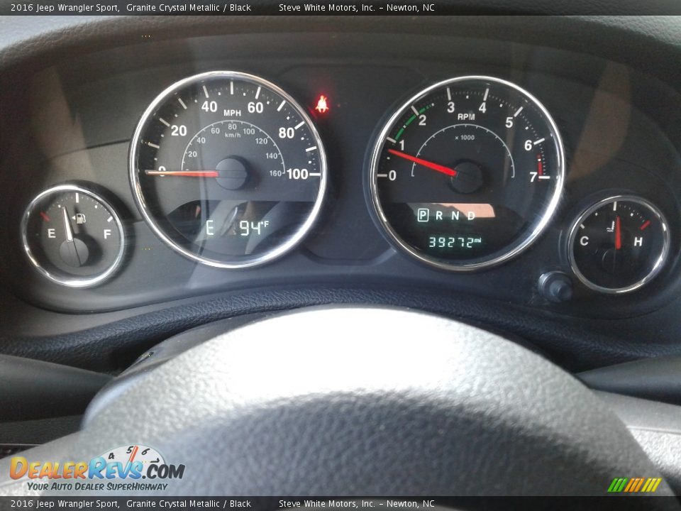 2016 Jeep Wrangler Sport Granite Crystal Metallic / Black Photo #18