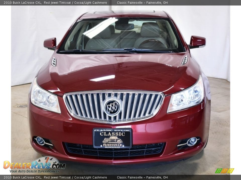 2010 Buick LaCrosse CXL Red Jewel Tintcoat / Cocoa/Light Cashmere Photo #4