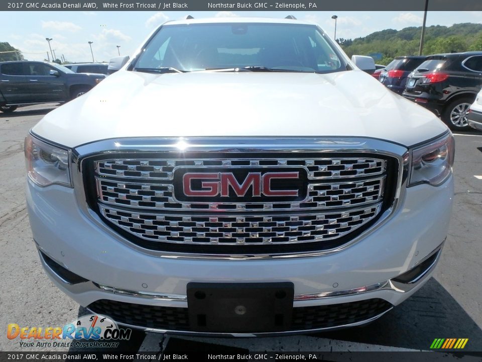 2017 GMC Acadia Denali AWD White Frost Tricoat / Jet Black Photo #3
