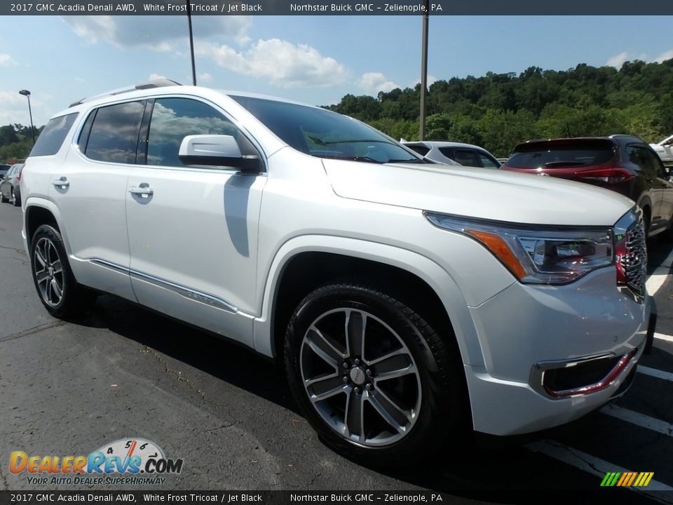 2017 GMC Acadia Denali AWD White Frost Tricoat / Jet Black Photo #4