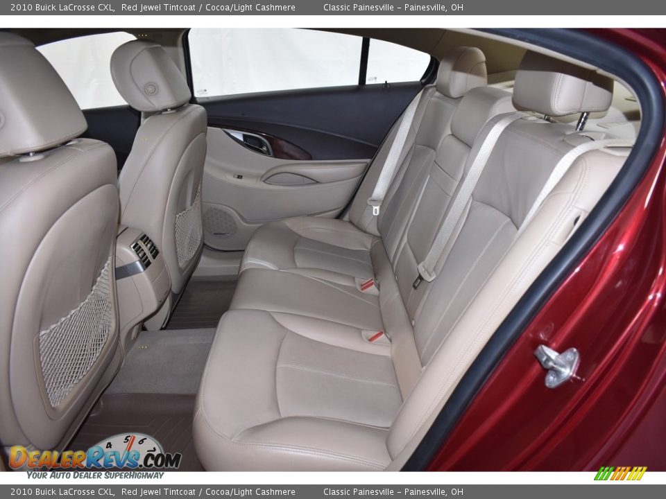 2010 Buick LaCrosse CXL Red Jewel Tintcoat / Cocoa/Light Cashmere Photo #9