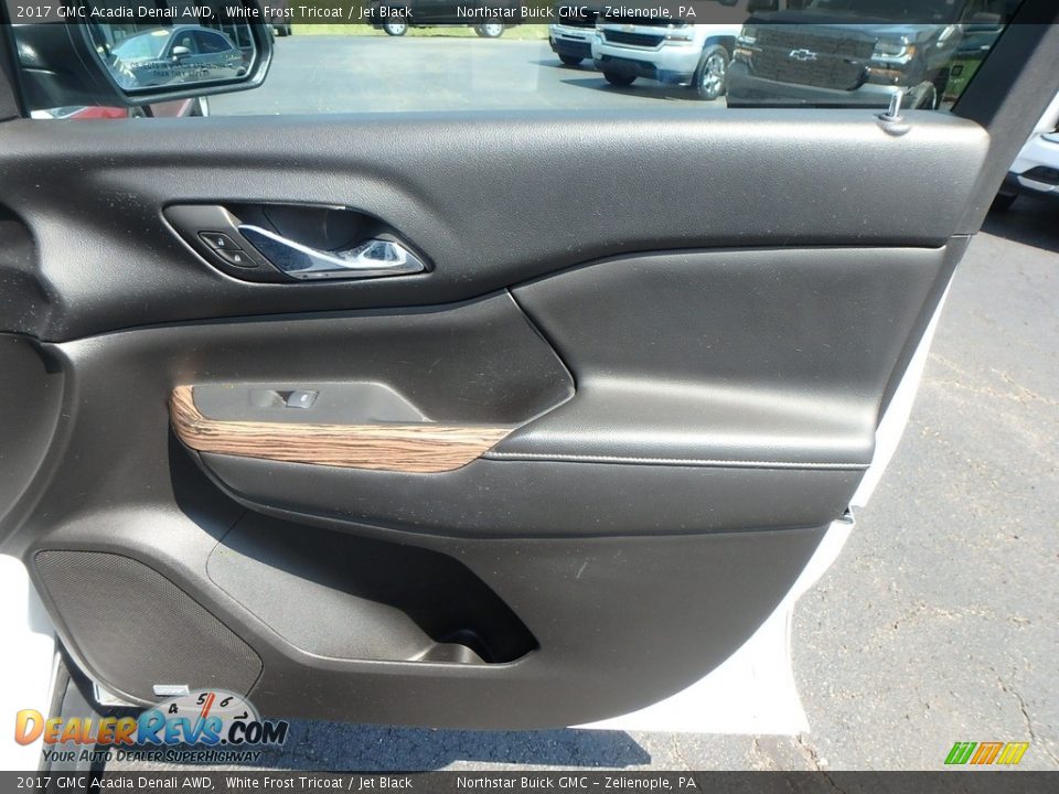 2017 GMC Acadia Denali AWD White Frost Tricoat / Jet Black Photo #6