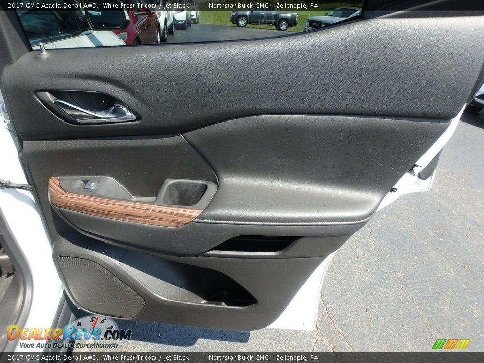 2017 GMC Acadia Denali AWD White Frost Tricoat / Jet Black Photo #7