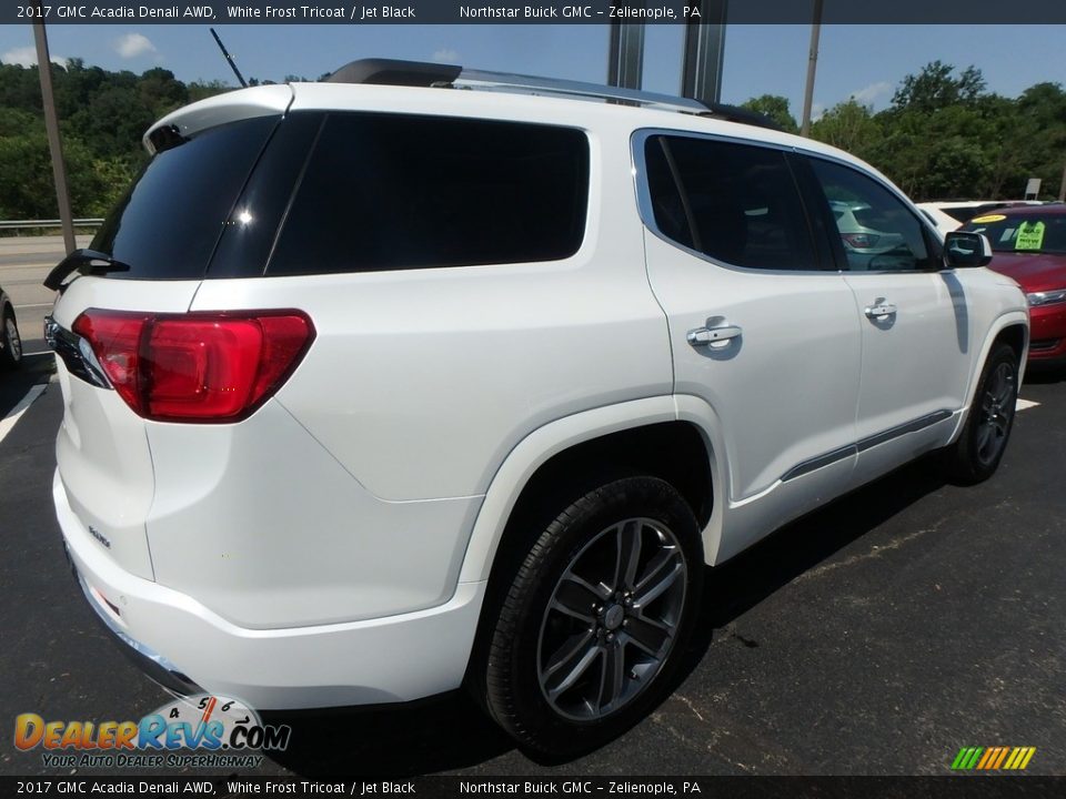 2017 GMC Acadia Denali AWD White Frost Tricoat / Jet Black Photo #8