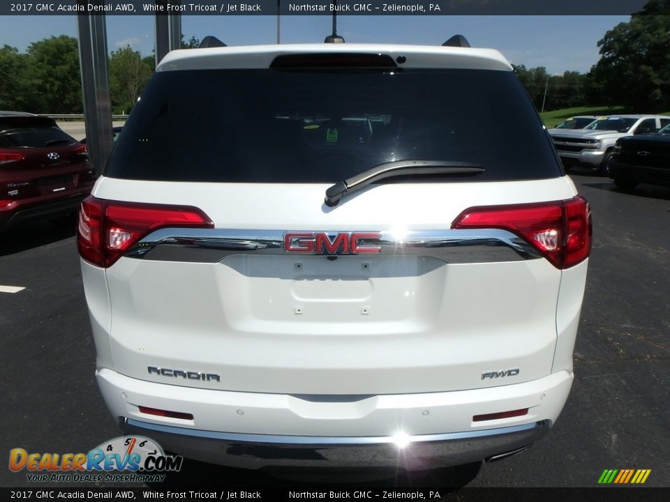 2017 GMC Acadia Denali AWD White Frost Tricoat / Jet Black Photo #9
