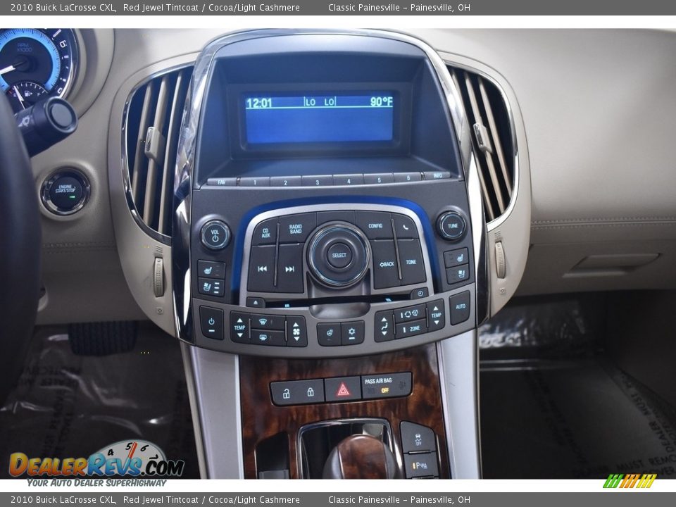 2010 Buick LaCrosse CXL Red Jewel Tintcoat / Cocoa/Light Cashmere Photo #14