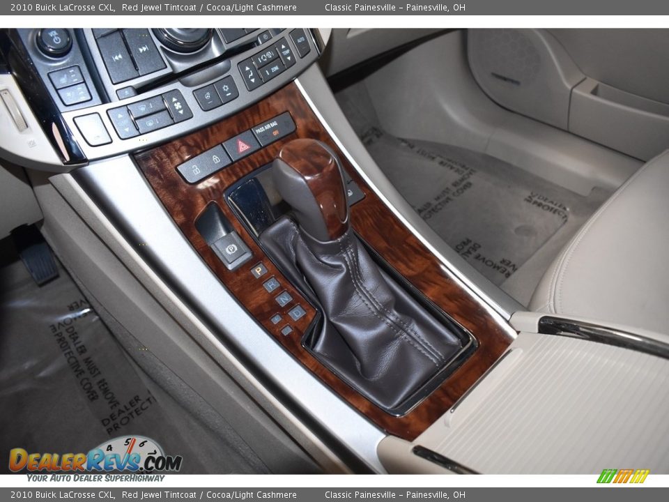 2010 Buick LaCrosse CXL Red Jewel Tintcoat / Cocoa/Light Cashmere Photo #15