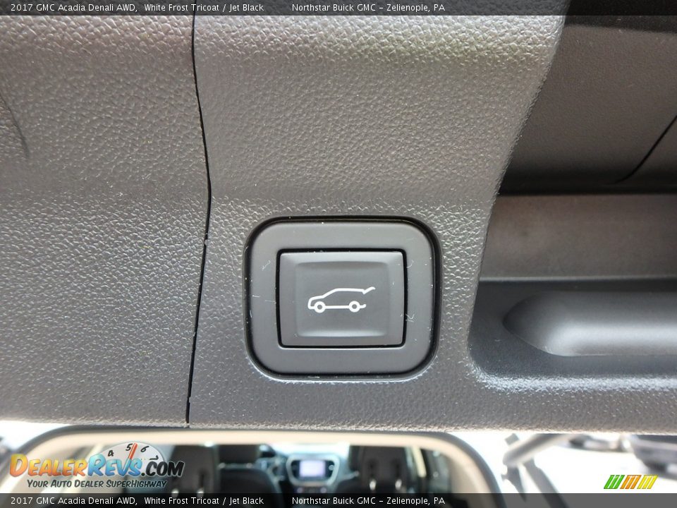 2017 GMC Acadia Denali AWD White Frost Tricoat / Jet Black Photo #11