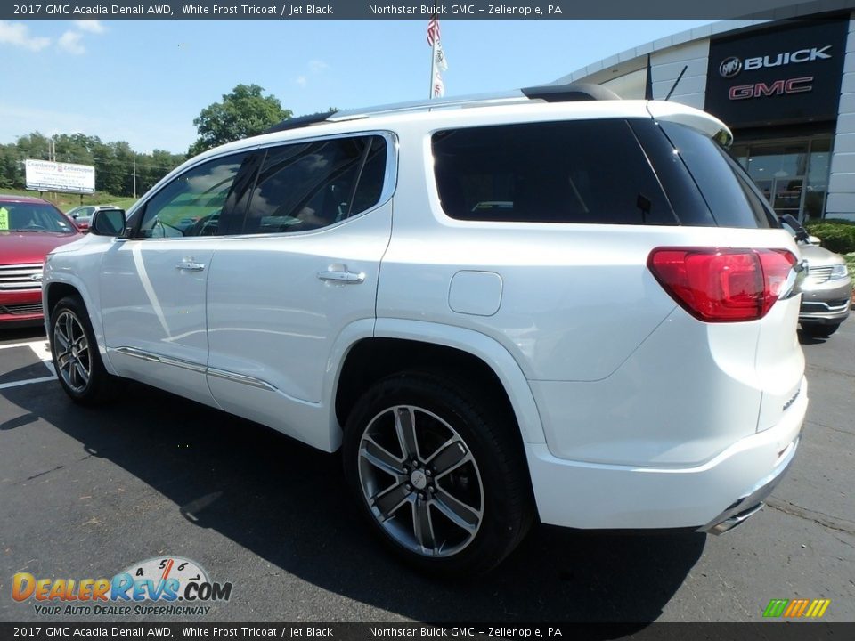 2017 GMC Acadia Denali AWD White Frost Tricoat / Jet Black Photo #12