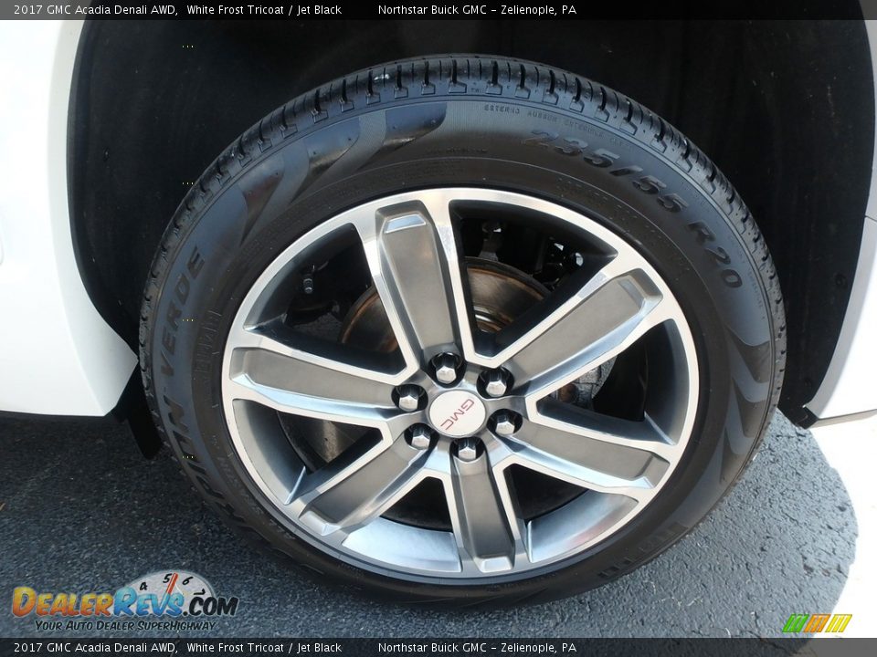 2017 GMC Acadia Denali AWD White Frost Tricoat / Jet Black Photo #14
