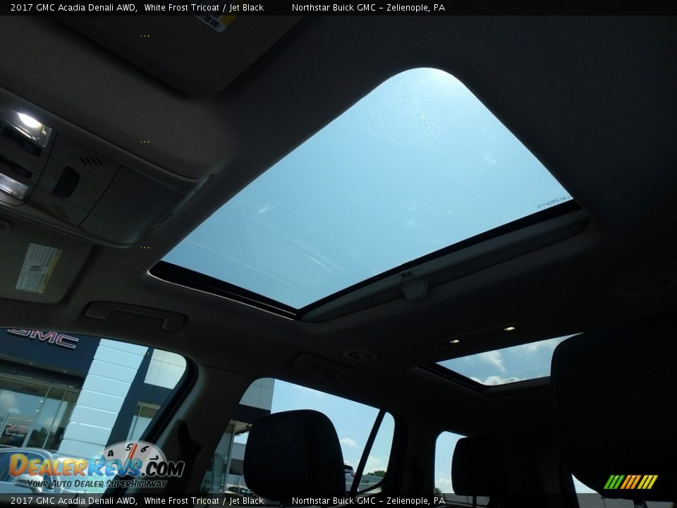 2017 GMC Acadia Denali AWD White Frost Tricoat / Jet Black Photo #17