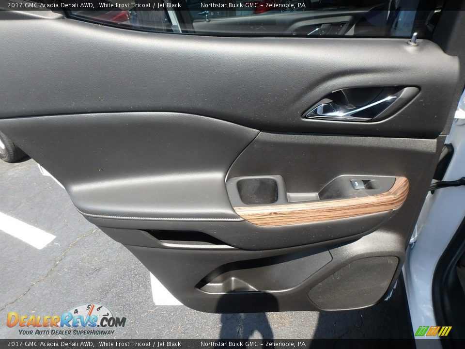 2017 GMC Acadia Denali AWD White Frost Tricoat / Jet Black Photo #21