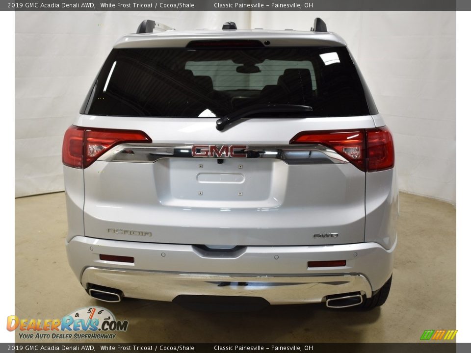 2019 GMC Acadia Denali AWD White Frost Tricoat / Cocoa/Shale Photo #3