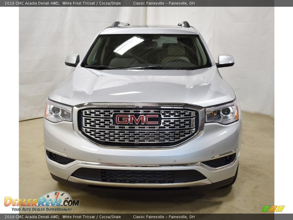 2019 GMC Acadia Denali AWD White Frost Tricoat / Cocoa/Shale Photo #4