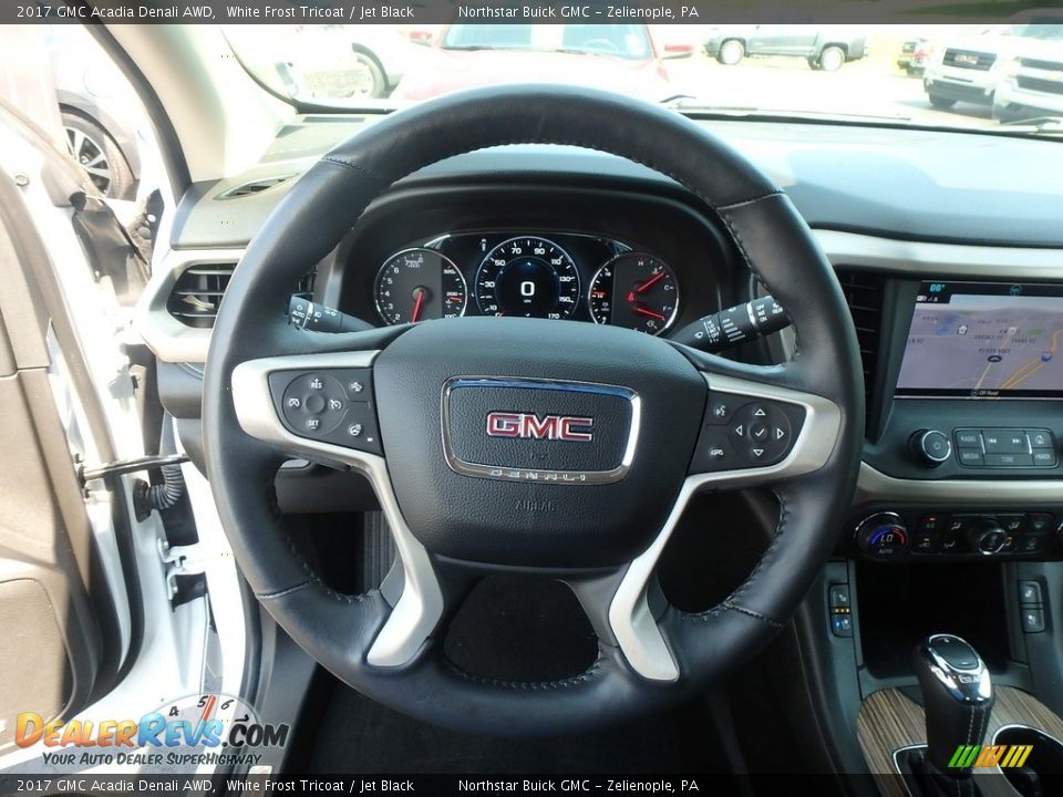 2017 GMC Acadia Denali AWD White Frost Tricoat / Jet Black Photo #23