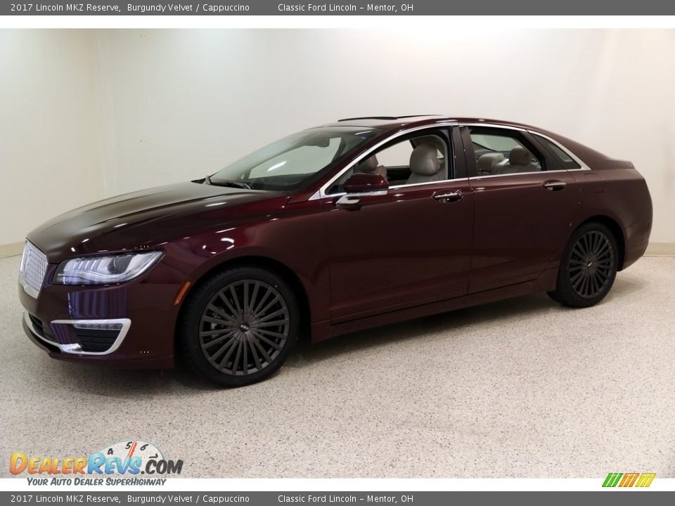 2017 Lincoln MKZ Reserve Burgundy Velvet / Cappuccino Photo #3