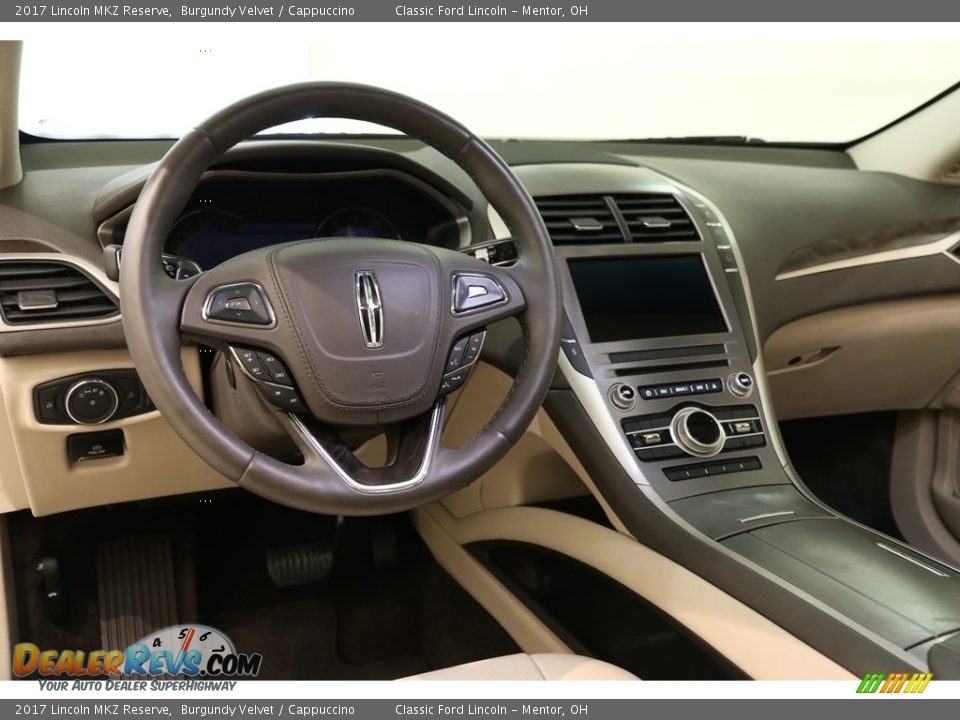 2017 Lincoln MKZ Reserve Burgundy Velvet / Cappuccino Photo #6