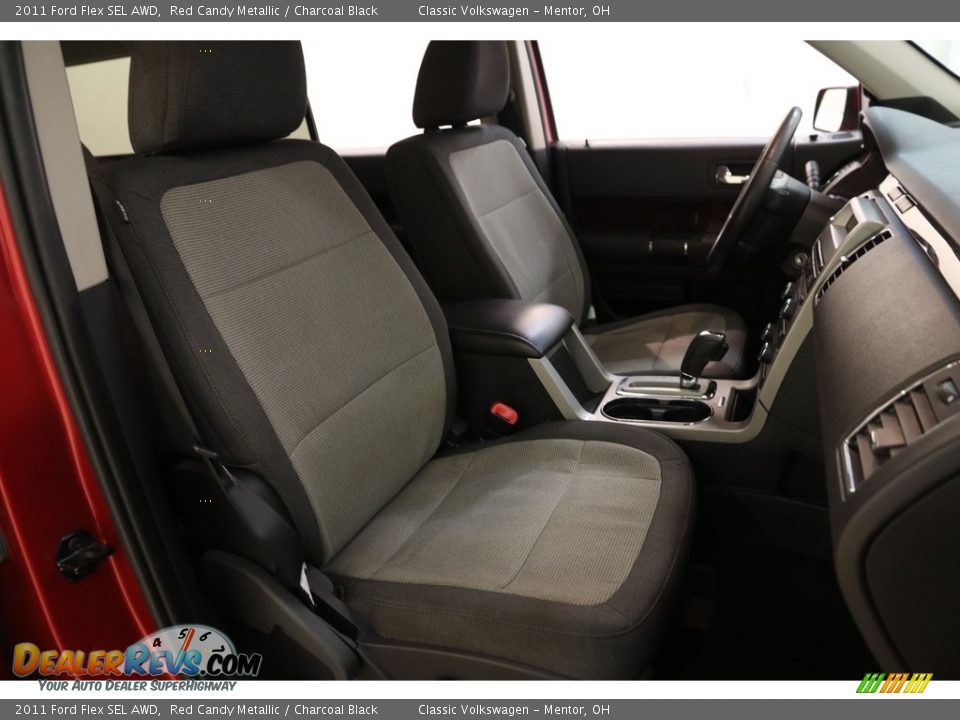 2011 Ford Flex SEL AWD Red Candy Metallic / Charcoal Black Photo #15