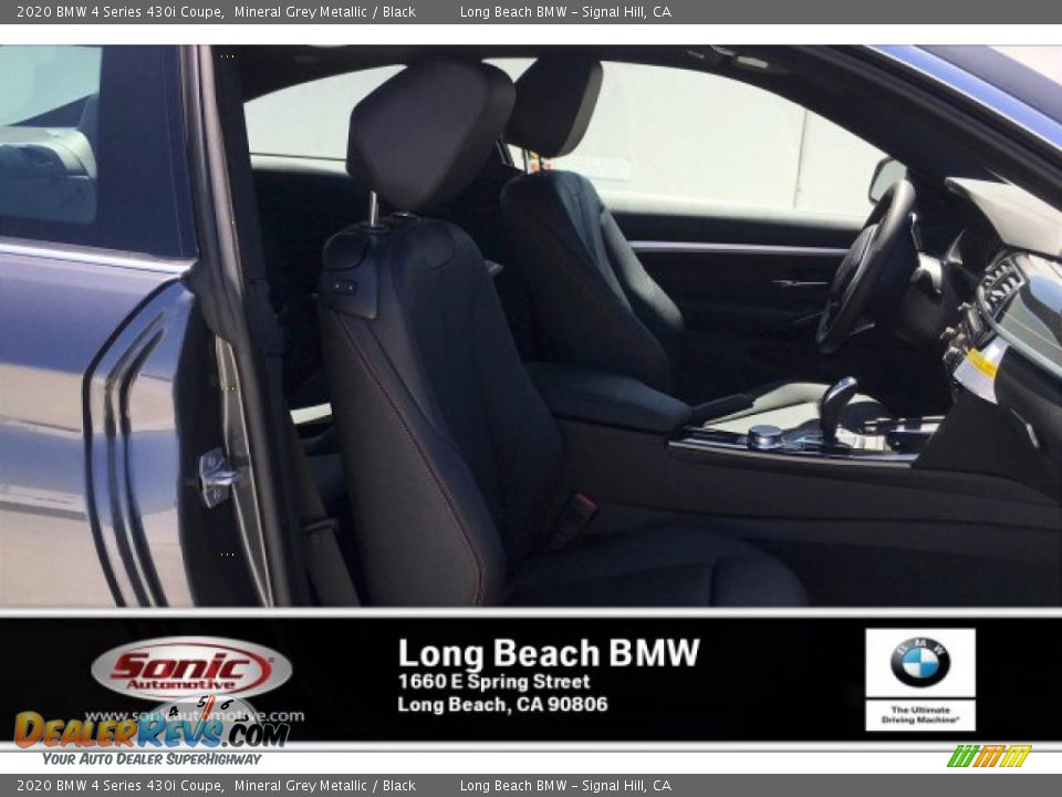 2020 BMW 4 Series 430i Coupe Mineral Grey Metallic / Black Photo #7