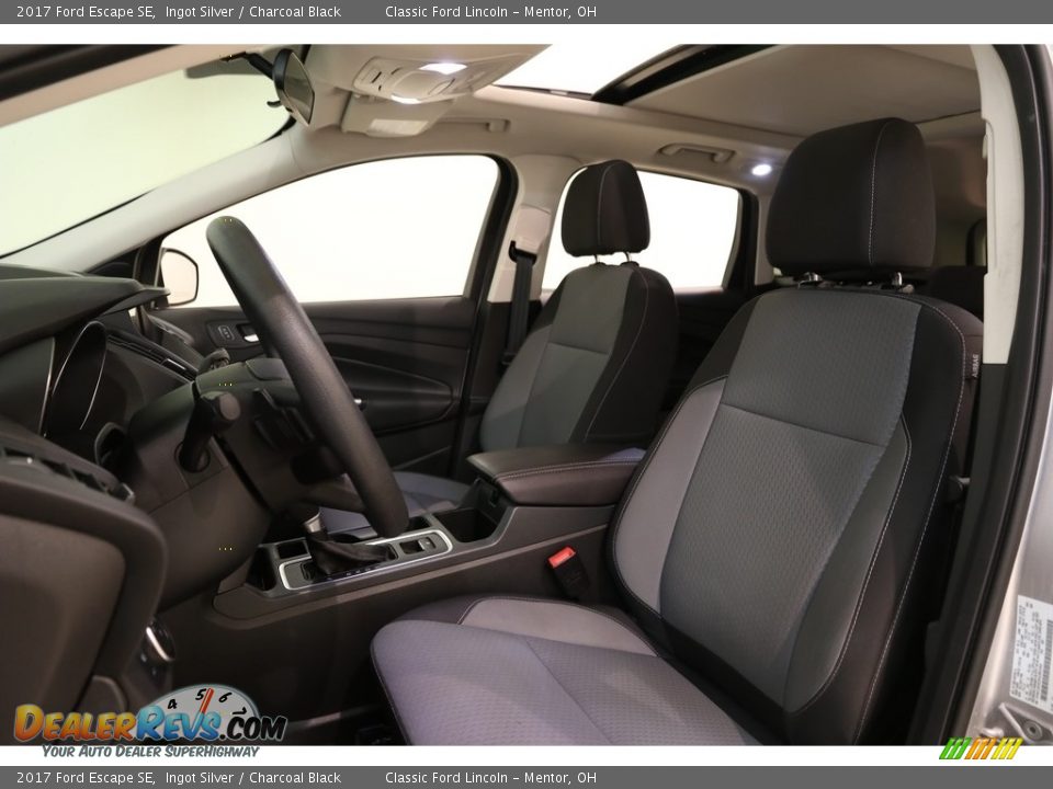2017 Ford Escape SE Ingot Silver / Charcoal Black Photo #6