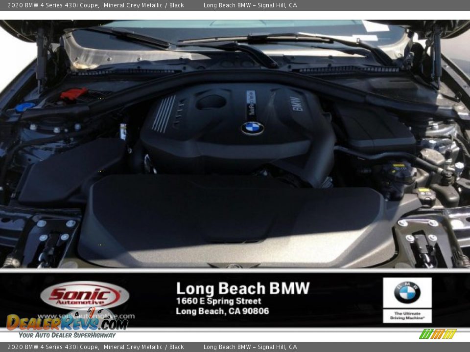 2020 BMW 4 Series 430i Coupe Mineral Grey Metallic / Black Photo #8