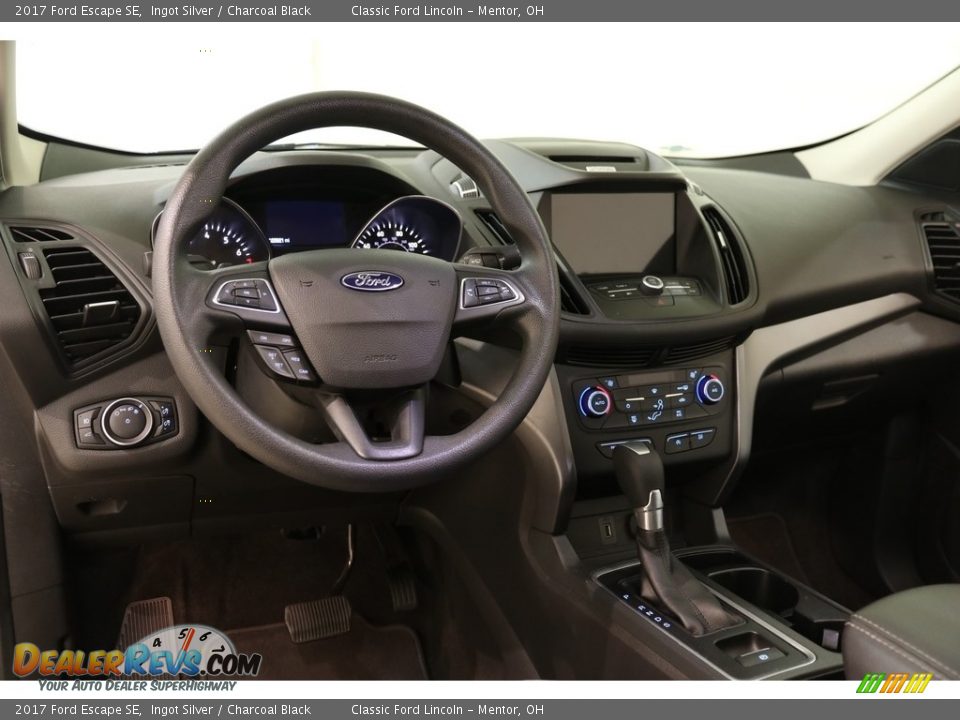 2017 Ford Escape SE Ingot Silver / Charcoal Black Photo #7
