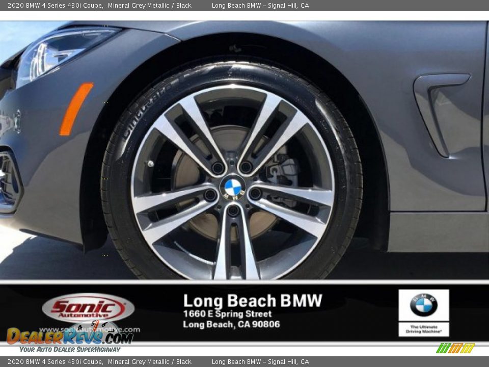2020 BMW 4 Series 430i Coupe Mineral Grey Metallic / Black Photo #9