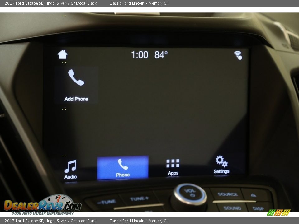 2017 Ford Escape SE Ingot Silver / Charcoal Black Photo #12