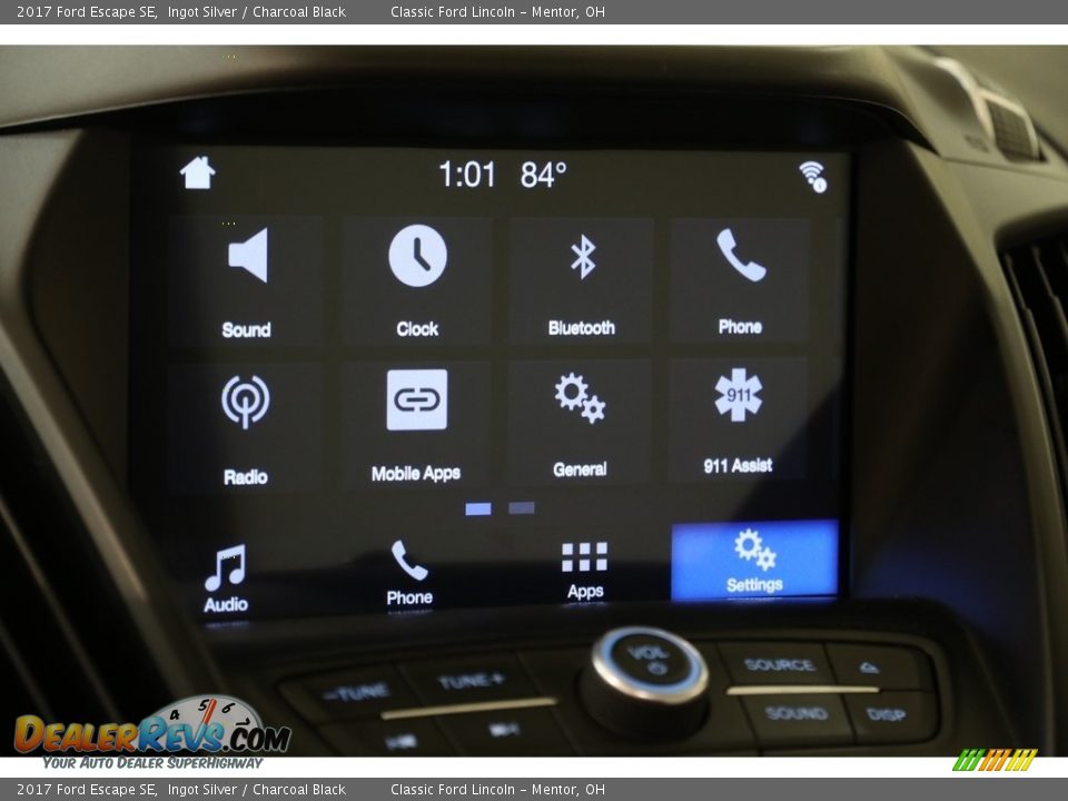 2017 Ford Escape SE Ingot Silver / Charcoal Black Photo #13