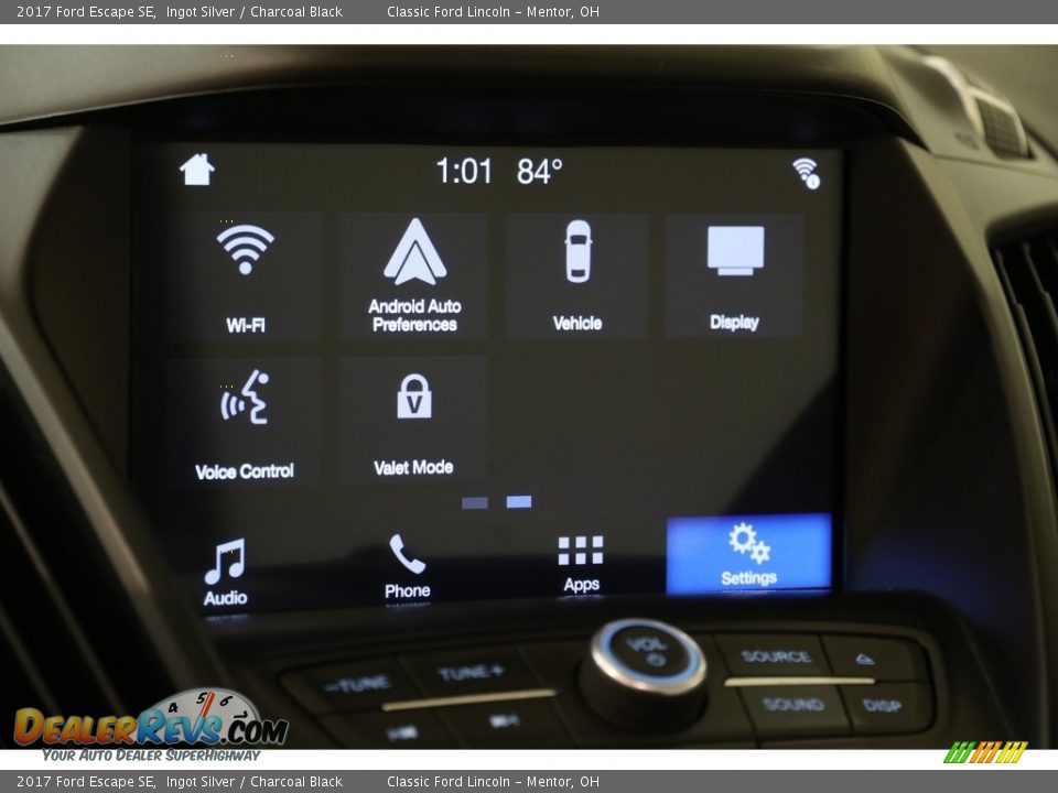 2017 Ford Escape SE Ingot Silver / Charcoal Black Photo #14