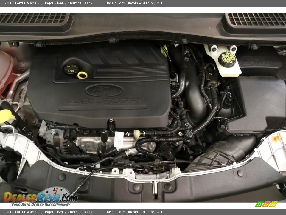 2017 Ford Escape SE Ingot Silver / Charcoal Black Photo #21