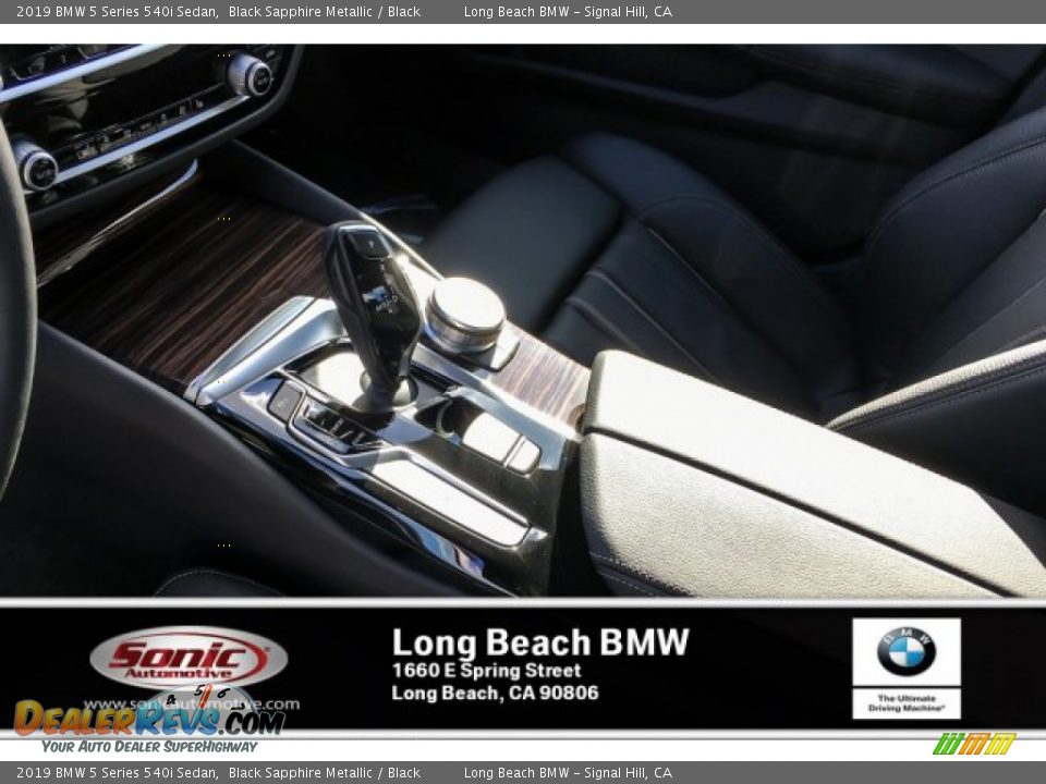 2019 BMW 5 Series 540i Sedan Black Sapphire Metallic / Black Photo #7